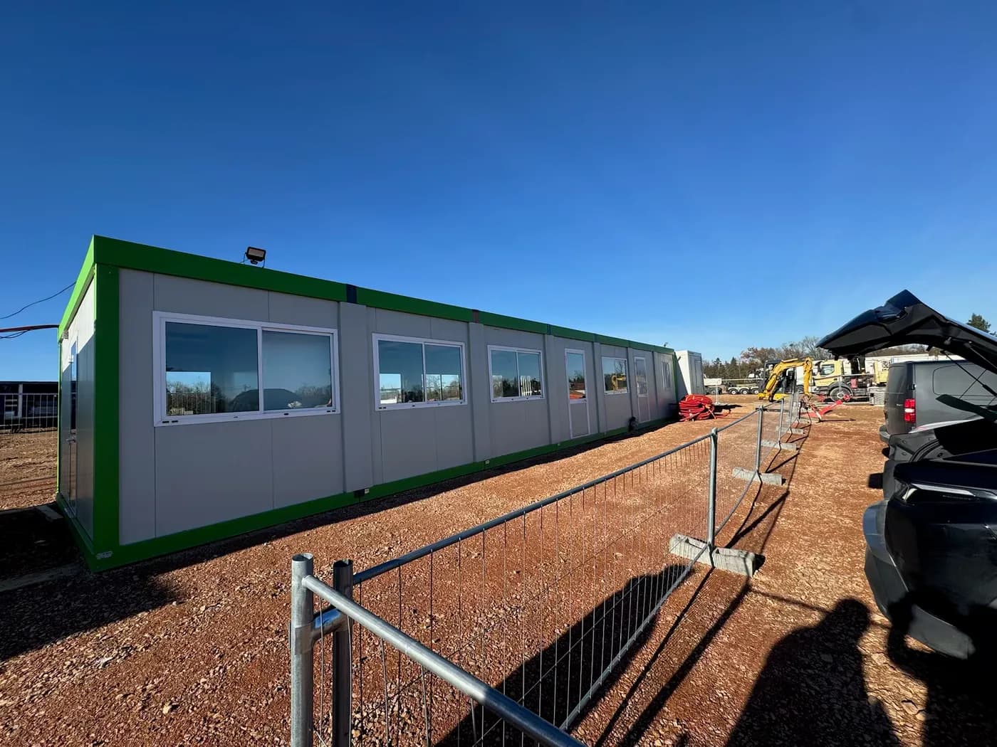 Base de vie de chantier modulaire entretenue par La clé des sols