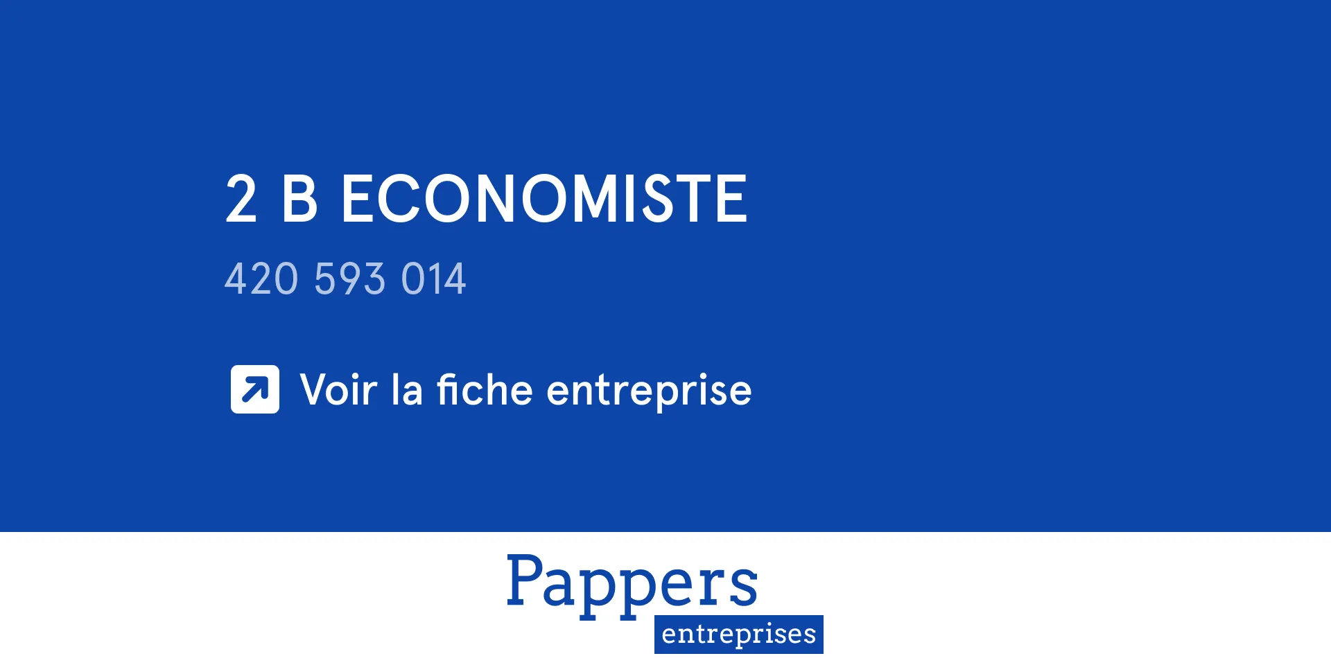 2B Économiste — client La clé des sols